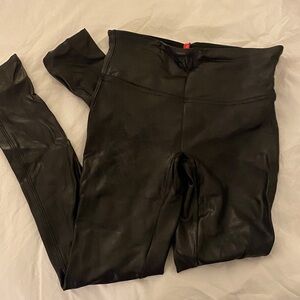 Spanx faux leather leggings
